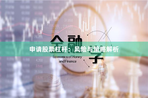 申请股票杠杆：风险与策略解析